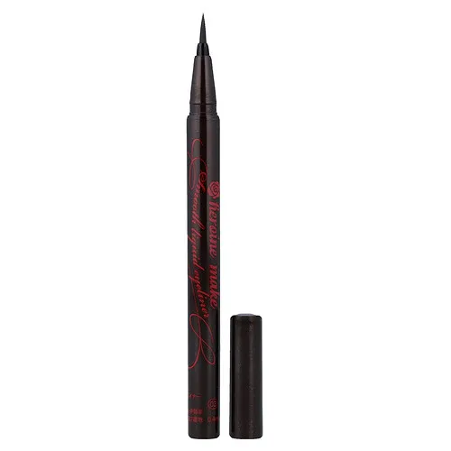 KissMe, Heroine Make, Delineador de ojos líquido suave y de gran mantenimiento, 03 Marrón y negro, 0,4 ml (0,014 oz. líq.)