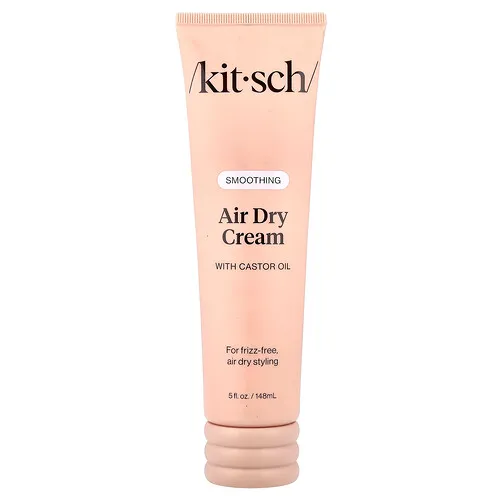 Kitsch, Crema suavizante de secado al aire con aceite de ricino, 148 ml (5 oz. líq.)