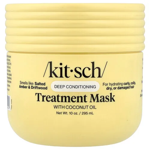 Kitsch, Mascarilla de tratamiento de acondicionamiento profundo con aceite de coco, 295 ml (10 oz)