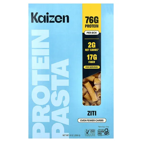 Kaizen, Pasta proteica, Ziti, 226 g (8 oz)