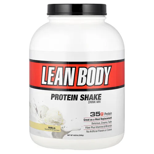 Labrada Nutrition, Lean Body, Mezcla para preparar batidos de proteínas, Vainilla, 2100 g (4,63 lb)