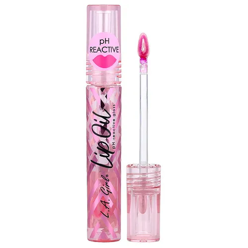 L.A. Girl, Aceite labial, Brillo labial pH reactivo, GLC728 Rosa baya, 3 ml (0,1 oz. líq.)