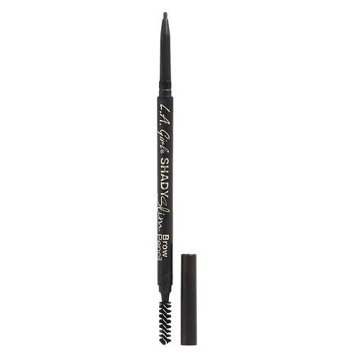L.A. Girl, Lápiz para cejas Shady Slim, GB359 Blackest Brown, 0,08 g (0,003 oz)