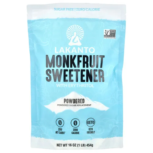 Lakanto, Endulzante de fruto del monje con eritritol, En polvo, 454 g (16 oz)