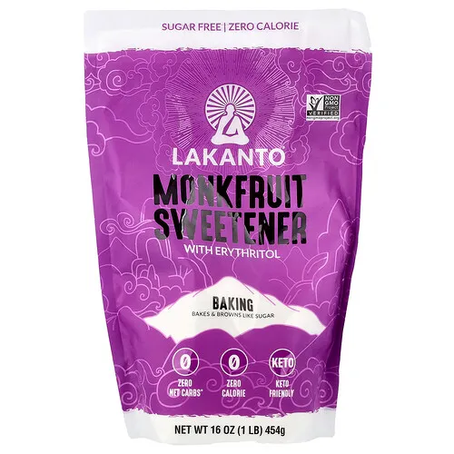 Lakanto, Endulzante de fruto del monje con eritritol, Repostería, 454 g (16 oz)
