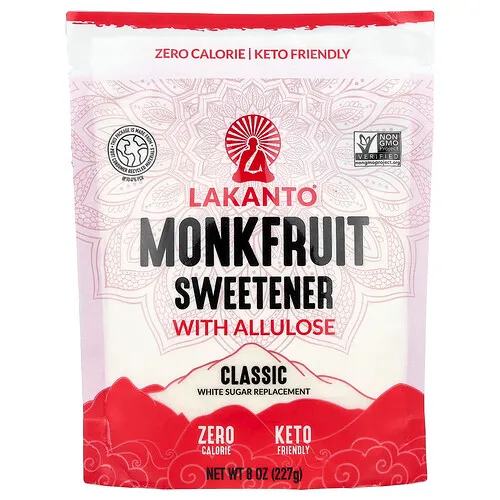Lakanto, Endulzante de fruto del monje con alulosa, Clásico, 227 g (8 oz)