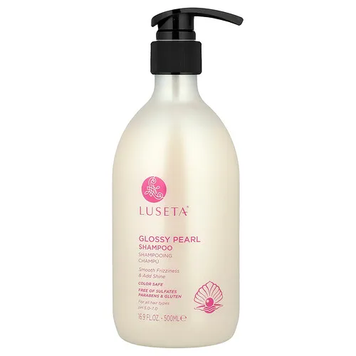 Luseta Beauty, Champú con perlas brillantes, Para todo tipo de cabello, 500 ml (16,9 oz. líq.)