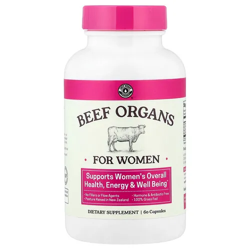 Left Coast Performance, Órganos de res para mujeres, 60 cápsulas