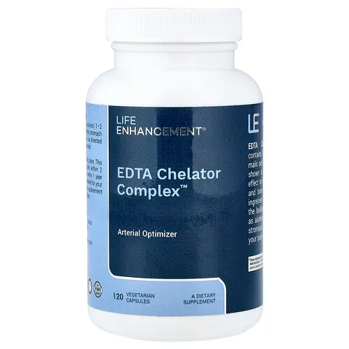 Life Enhancement, EDTA Chelator Complex™, 120 cápsulas vegetales