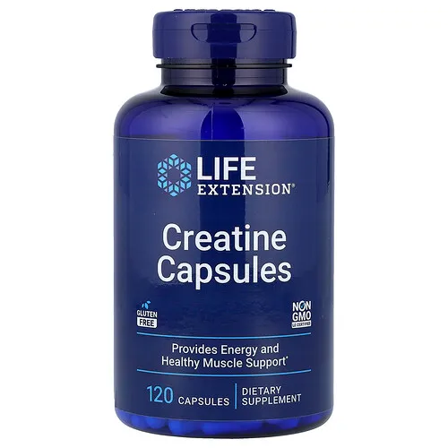 Life Extension, Cápsulas de creatina, 120 cápsulas