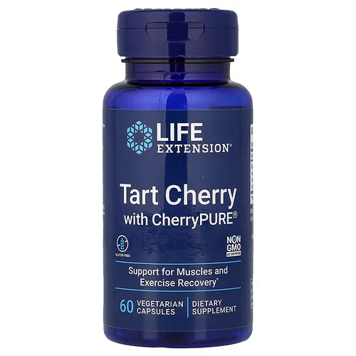Life Extension, Cereza ácida con CherryPURE®, 60 cápsulas vegetales (480 mg por cápsula)