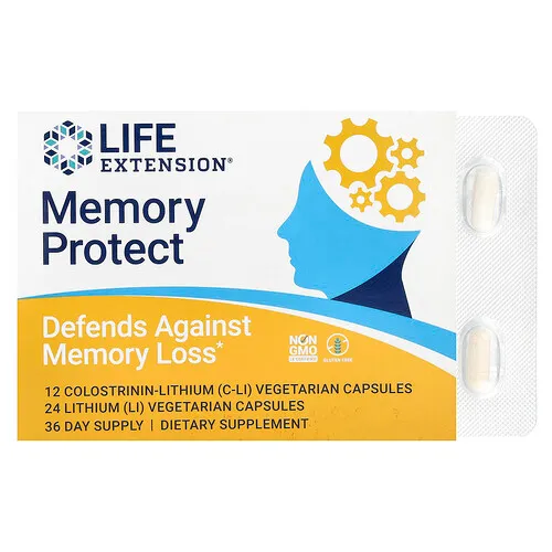 Life Extension, Protección para la memoria, 36 cápsulas vegetales