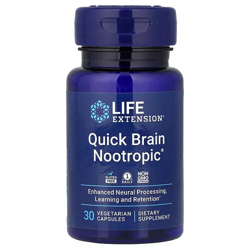Life Extension, Nootrópico para la agilidad cerebral, 30 cápsulas vegetales