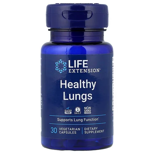 Life Extension, Pulmones saludables, 30 cápsulas vegetales