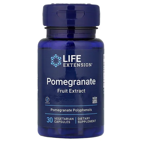 Life Extension, Extracto de fruto de granada, 30 cápsulas vegetales