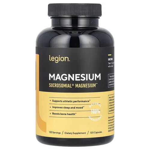 Legion Athletics, Magnesio, 120 cápsulas