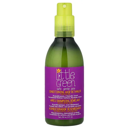 Little Green, Acondicionador y desenredante para el cabello sin enjuague, 240 ml (8 oz. líq.)