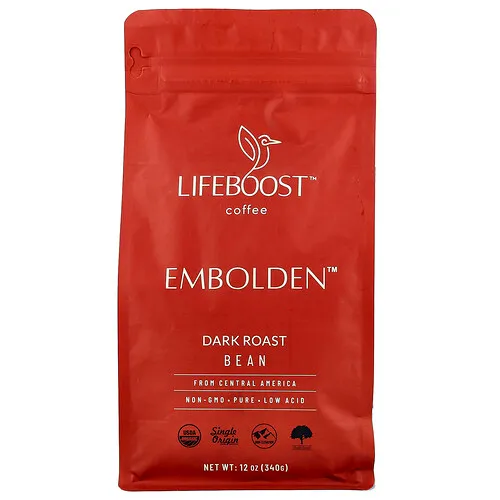 Lifeboost, Café, Embolden™, Grano, Tostado oscuro, 340 g (12 oz)