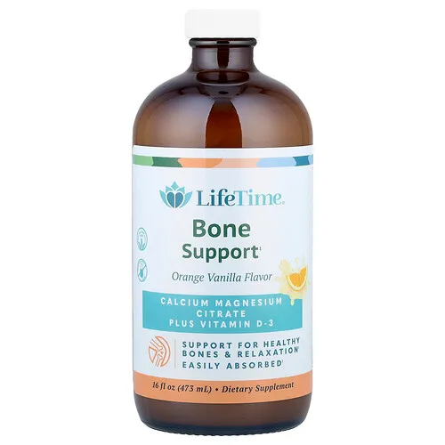 LifeTime Vitamins, Refuerzo óseo, Naranja y vainilla, 473 ml (16 oz. líq.)