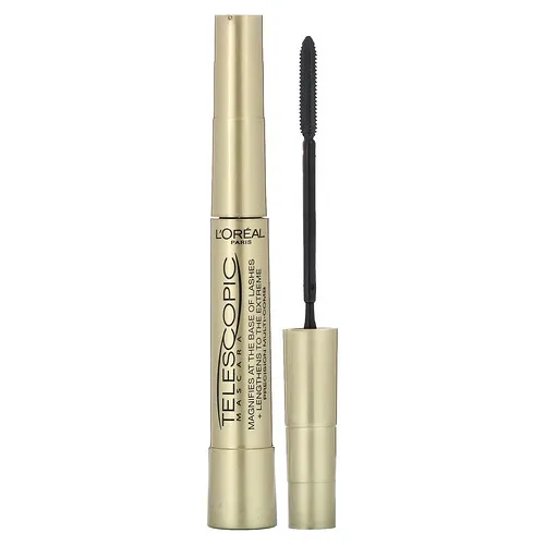 L'Oréal, Máscara original de Telescopic®, 910 Blackest Black, 8 ml (0,27 oz. líq.)