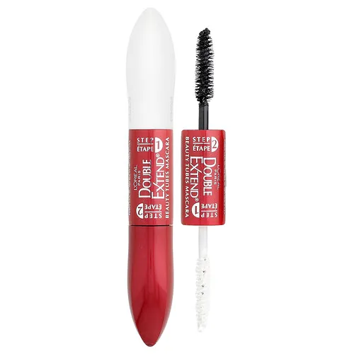 L'Oréal, Beauty Tubes®, Máscara de pestañas Double Extend®, 570 Negro, 5,2 ml (0,17 oz. líq.)