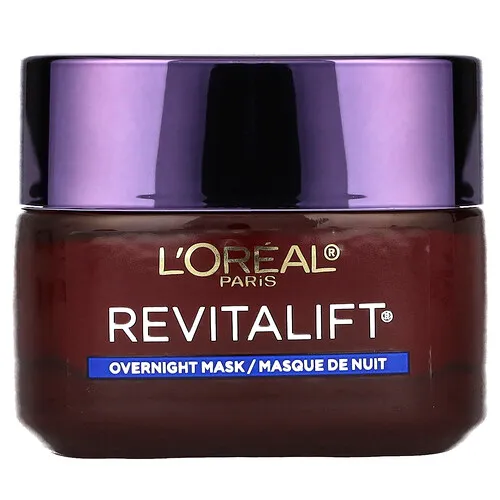 L'Oréal, Revitalift, Mascarilla de belleza antienvejecimiento de triple potencia, durante la noche, 48 g (1,7 oz)