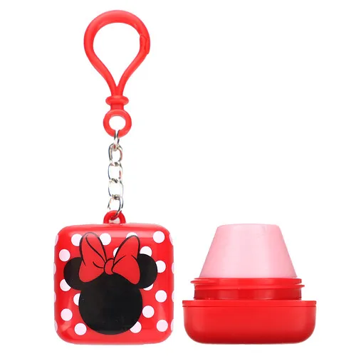 Lip Smacker, Disney Mickey Mouse y sus amigos, Bálsamo labial, Minnie, Algodón de azúcar alegre, 5,7 g (0,2 oz)