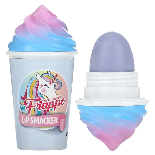 Lip Smacker, Magical Frappe Collection, Bálsamo labial, Delicia de unicornio, 7,4 g (0,26 oz)