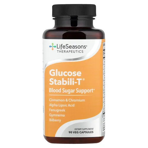 LifeSeasons, Glucose Stabili-T, Refuerzo glucémico, 90 cápsulas vegetales