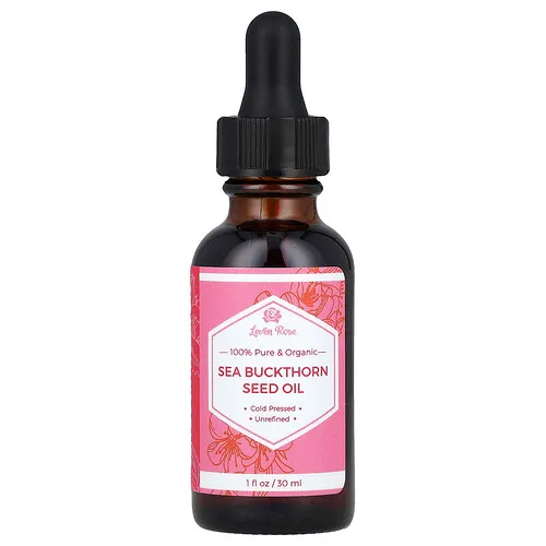 Leven Rose, Aceite de semilla de espino amarillo 100% puro y orgánico, 30 ml (1 oz. Líq.)