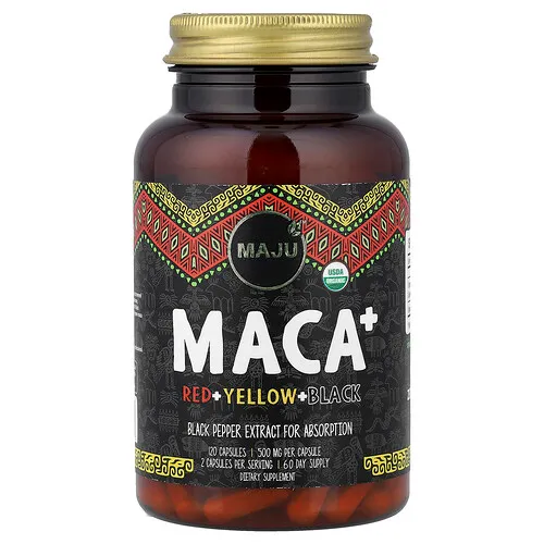 Maju Superfoods, Maca y más, 120 cápsulas