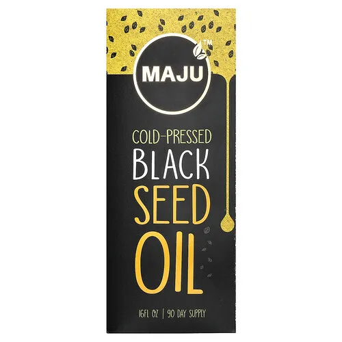 Maju Superfoods, Aceite de semilla de comino negro prensado en frío, 16 oz. líq.