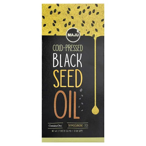 Maju Superfoods, Aceite de semilla de comino negro prensado en frío, 60 ml (2 oz. líq.)
