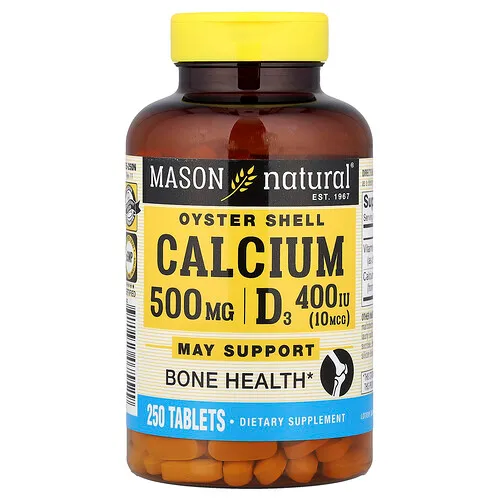 Mason Natural, Concha de ostra y calcio más D3`` 250 comprimidos