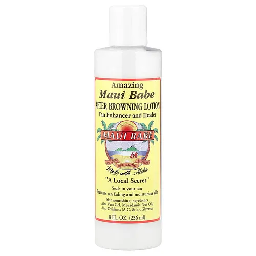 Maui Babe, After Browning Lotion, Potenciador y restaurador del bronceado, 236 ml (8 oz. líq.)