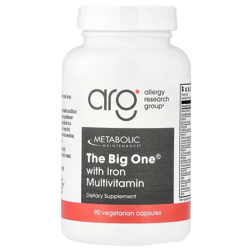 Metabolic Maintenance, The Big One®, Suplemento multivitamínico con hierro, 90 cápsulas vegetales