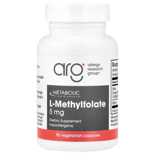 Metabolic Maintenance, L-metilfolato, 5 mg, 90 cápsulas vegetales