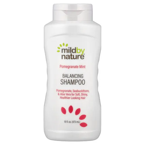 Mild By Nature, Champú equilibrador con granada y menta, 473 ml (16 oz. líq.)