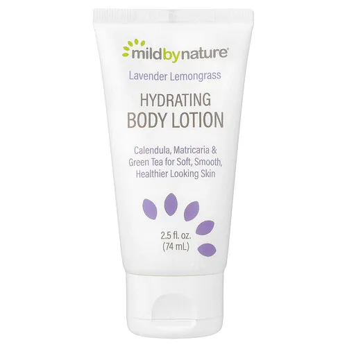 Mild By Nature, Loción hidratante para el cuerpo, Lavanda y limoncillo, 74 ml (2,5 oz. líq.)