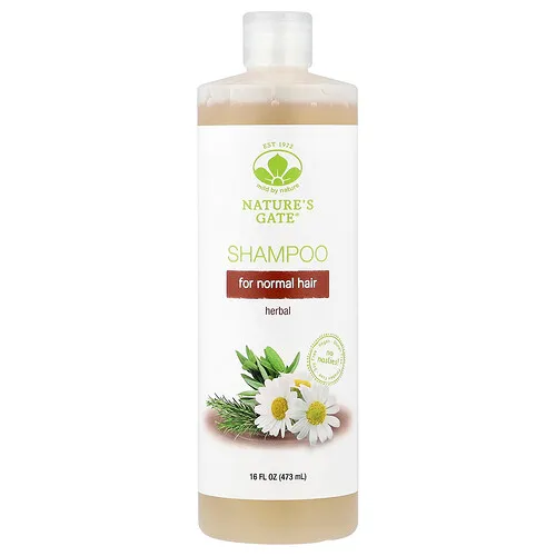 Mild By Nature, (Nature's Gate), Champú herbal para cabello normal, 473 ml (16 oz. líq.)