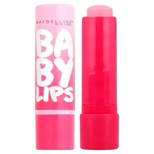 Maybelline, Baby Lips®, Bálsamo iluminador, 01 My Pink, 3,9 g (0,13 oz)