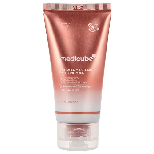 Medicube, Mascarilla envolvente de leche con colágeno, Tonificante, 75 ml (2,53 oz. líq.)