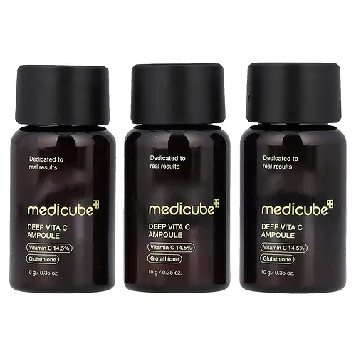 Medicube, Ampolla de vitamina C profunda, 3 frascos, 10 g (0,35 oz) cada uno