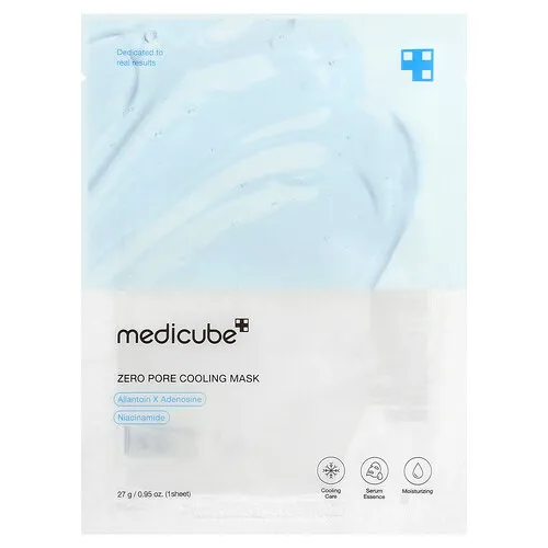 Medicube, Mascarilla de belleza y refrescante Zero Pore, 1 mascarilla, 27 g (0,95 oz)