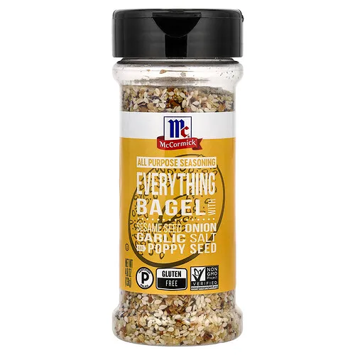 McCormick, Condimento multiusos, Todo tipo de bagels con semillas de sésamo, cebolla, sal de ajo y semillas de amapola, 136 g (4,8 oz)