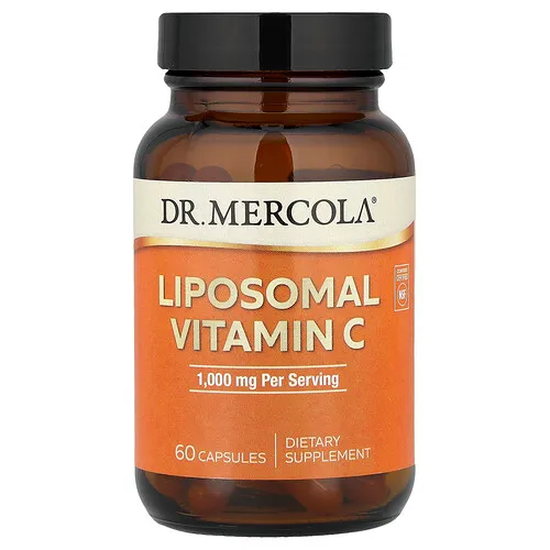 Dr. Mercola, Vitamina C liposomal, 60 cápsulas (500 mg por cápsula)