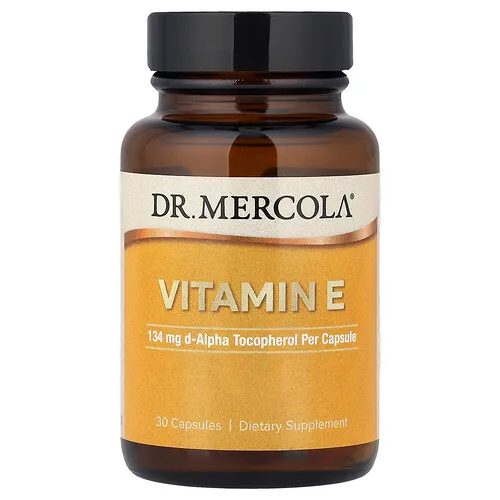 Dr. Mercola, Vitamina E, 30 cápsulas