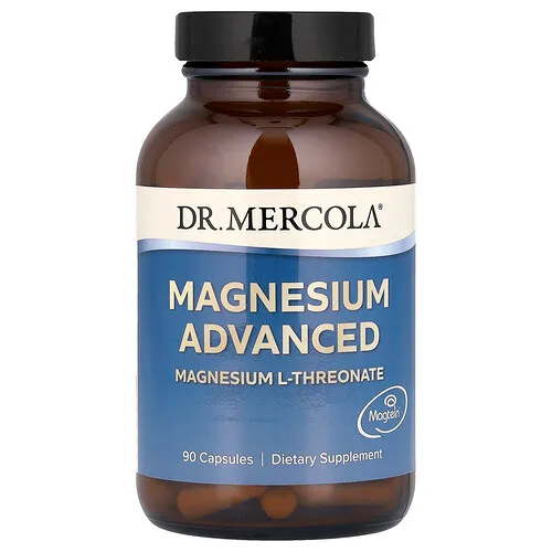 Dr. Mercola, Magnesio avanzado, 90 cápsulas