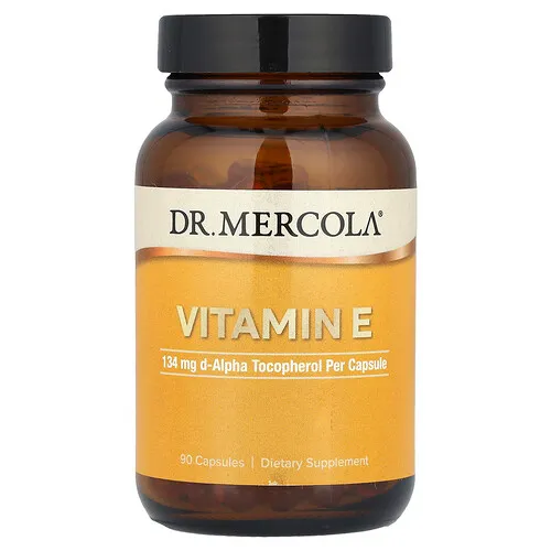 Dr. Mercola, Vitamina E, 134 mg, 90 cápsulas