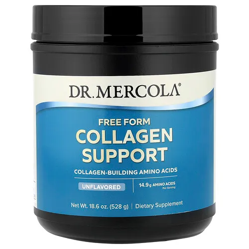 Dr. Mercola, Refuerzo de colágeno de forma libre, Sin sabor, 528 g (18,6 oz)